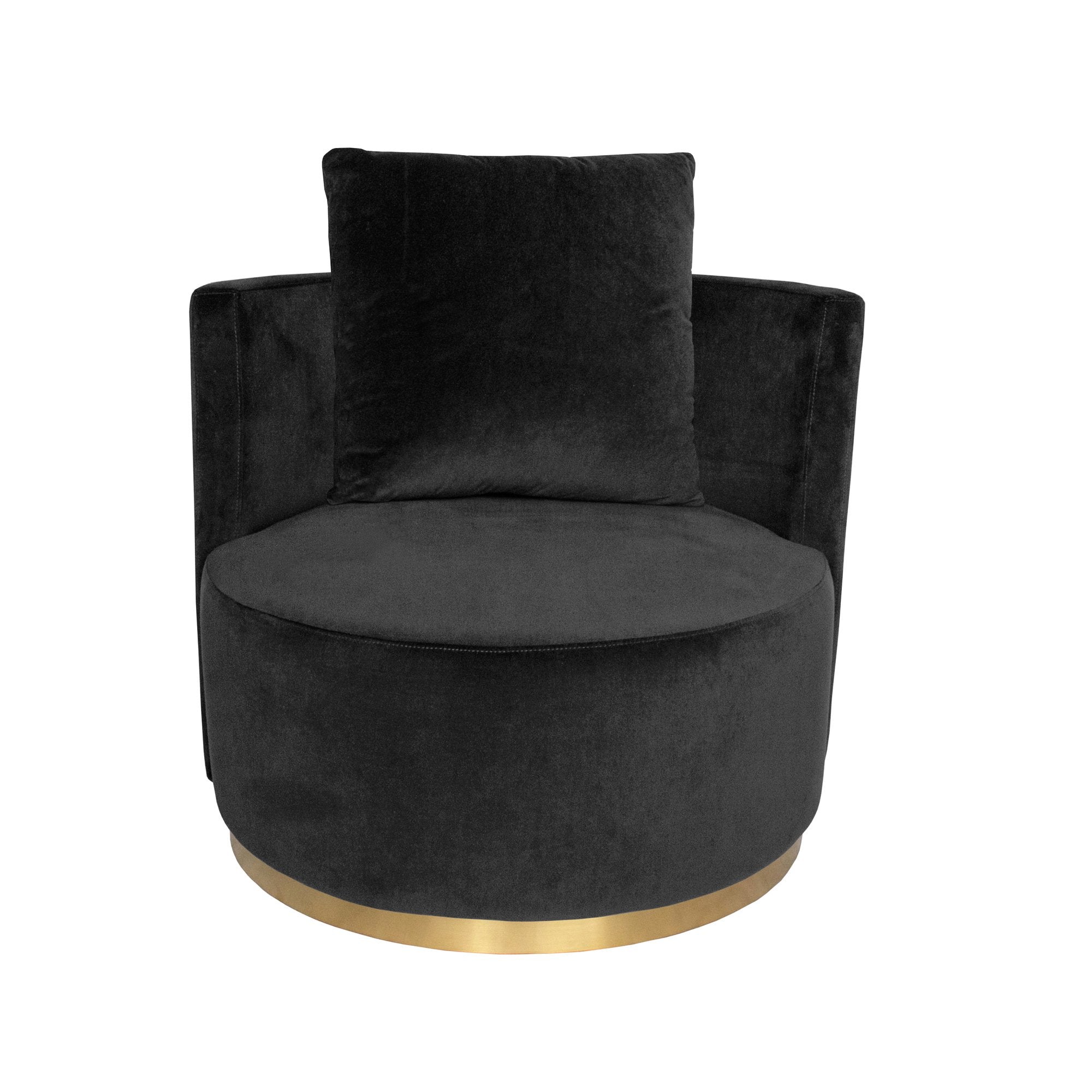 Milan Love Seat - Black-abc