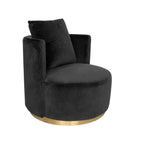 Milan Love Seat - Black-abc