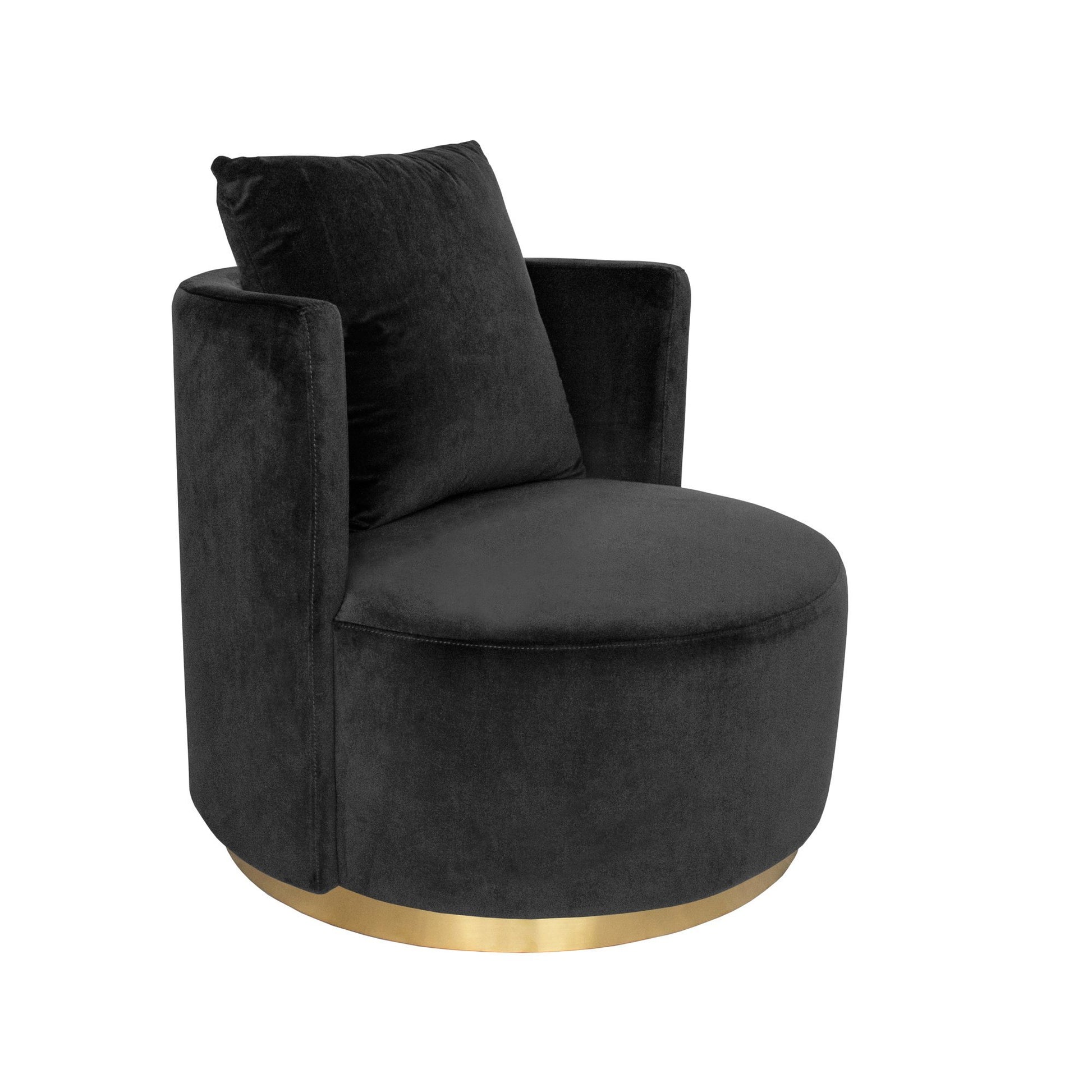 Milan Love Seat - Black-abc