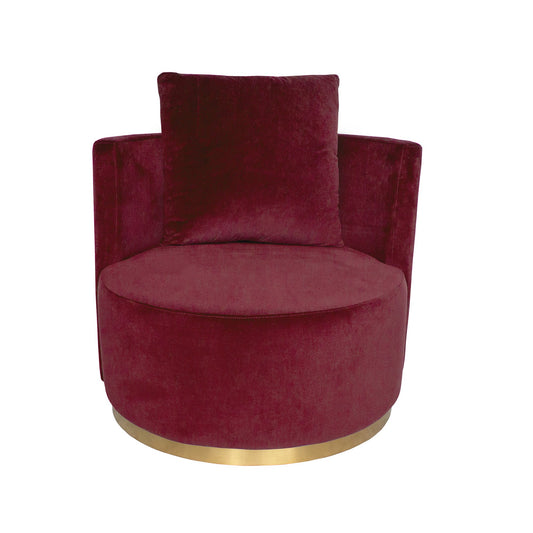 Milan Love Seat - Marsala-abc