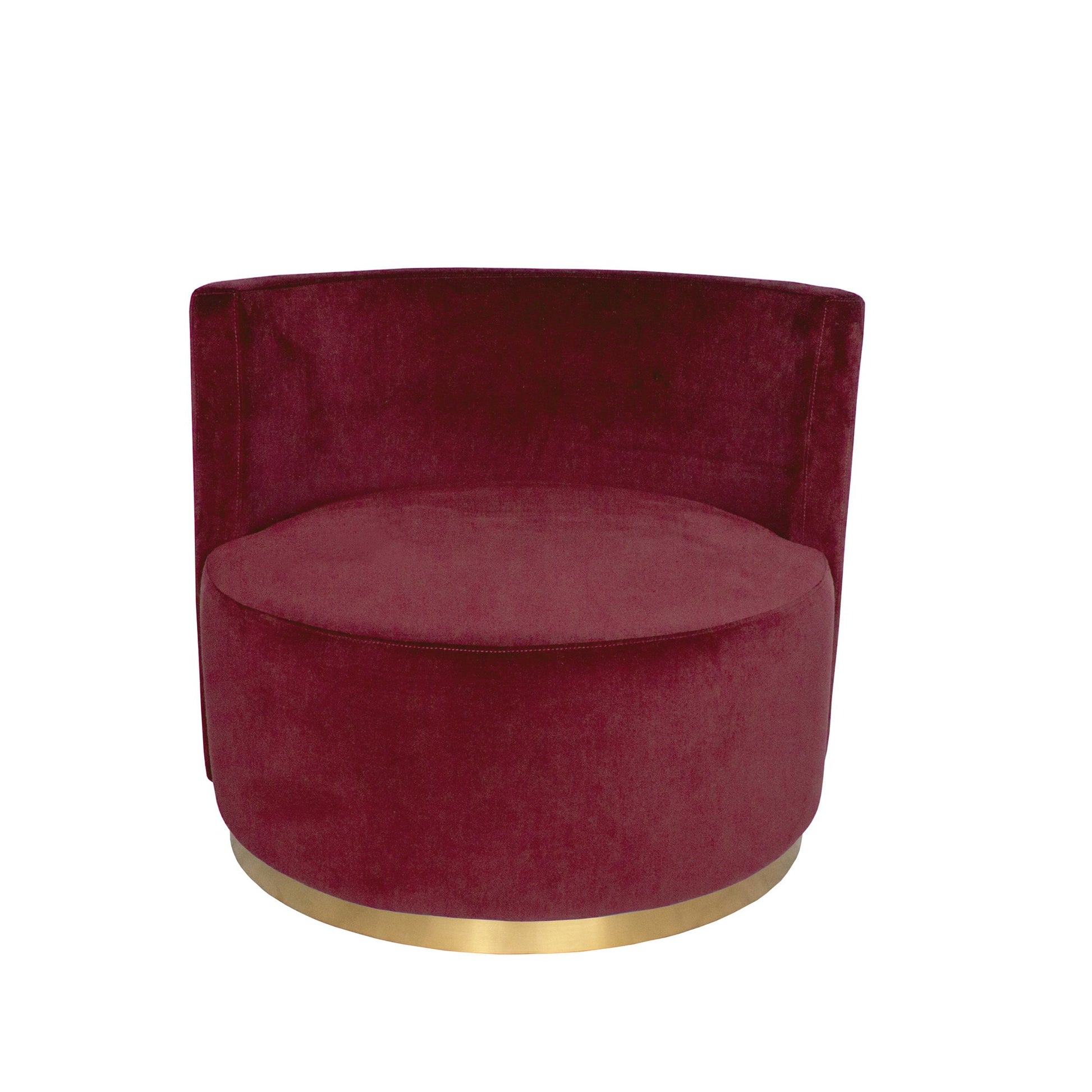 Milan Love Seat - Marsala-abc