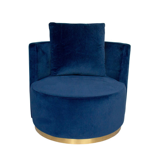 Milan Love Seat - Navy-abc