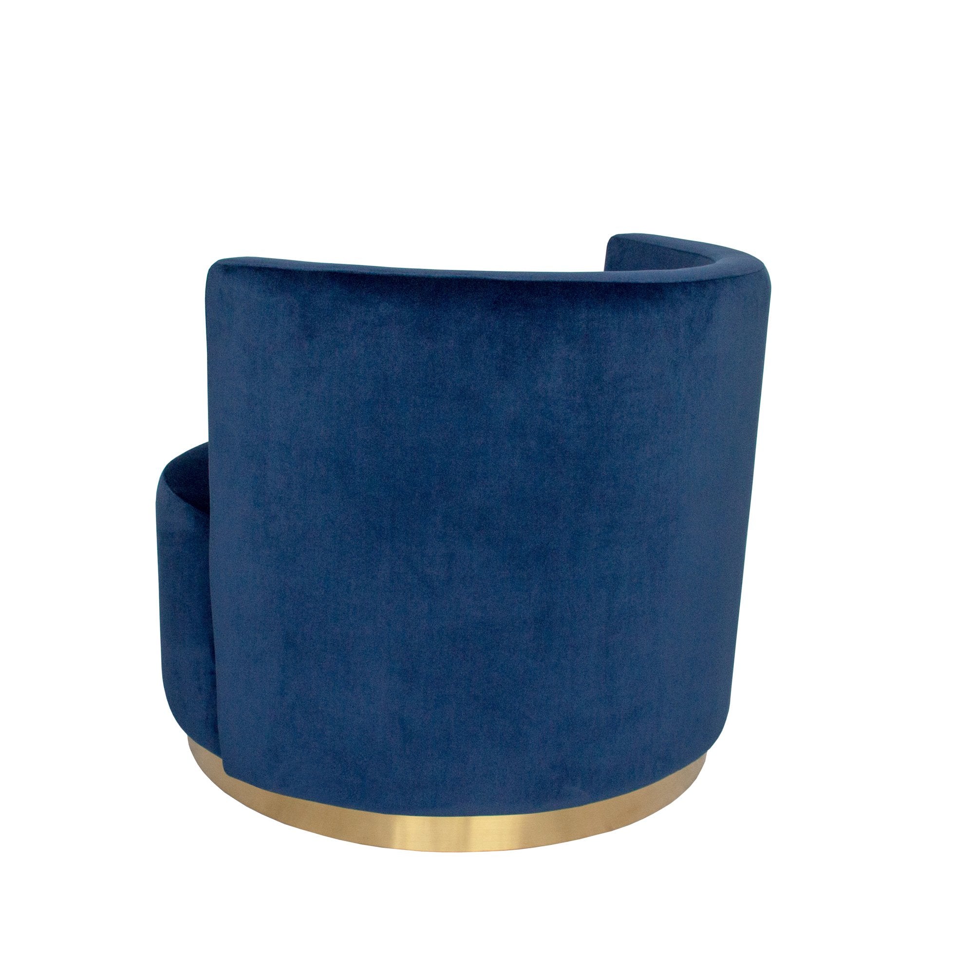 Milan Love Seat - Navy-abc