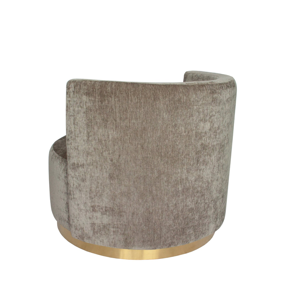 Milan Love Seat - Grey-abc
