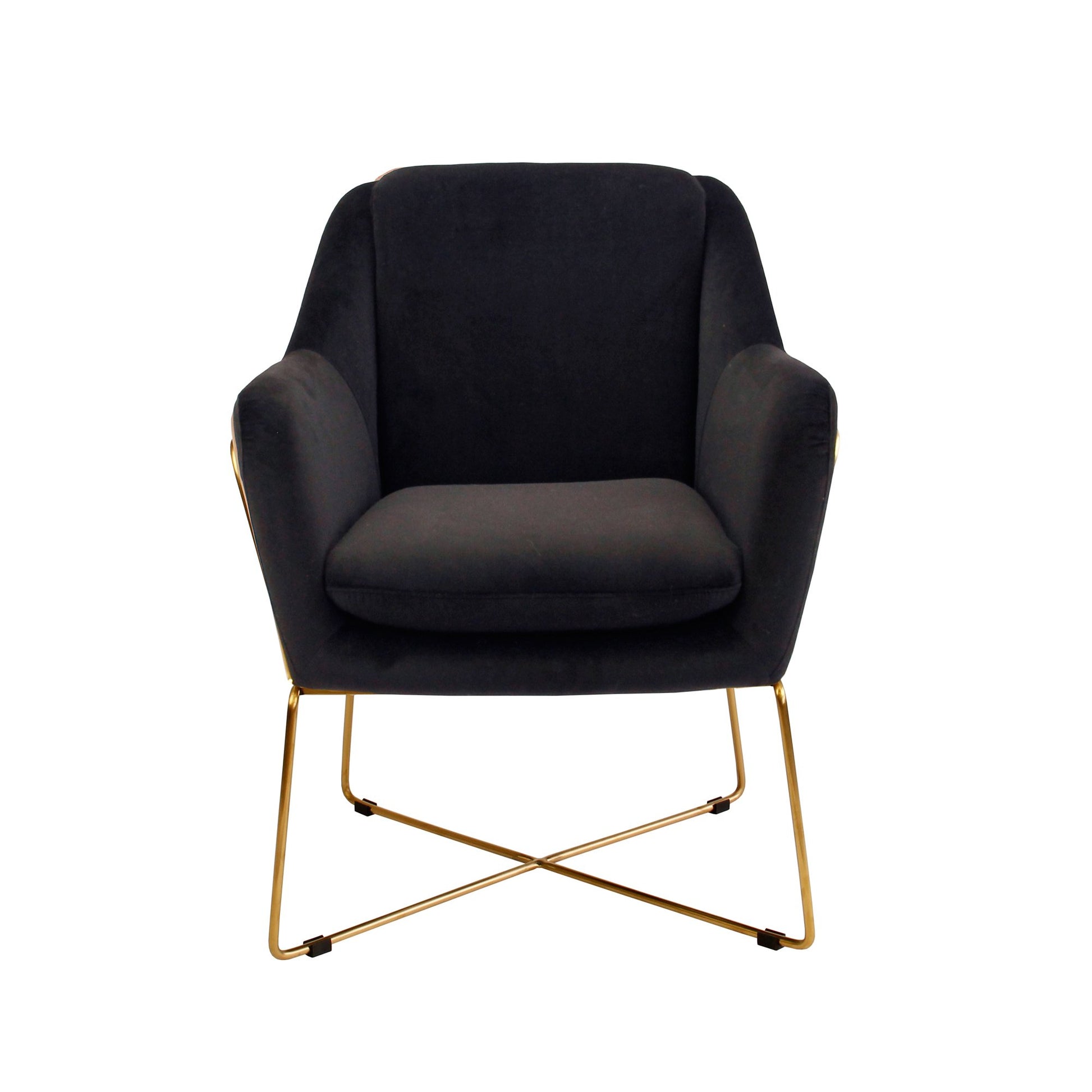 Milan Armchair - Black-abc