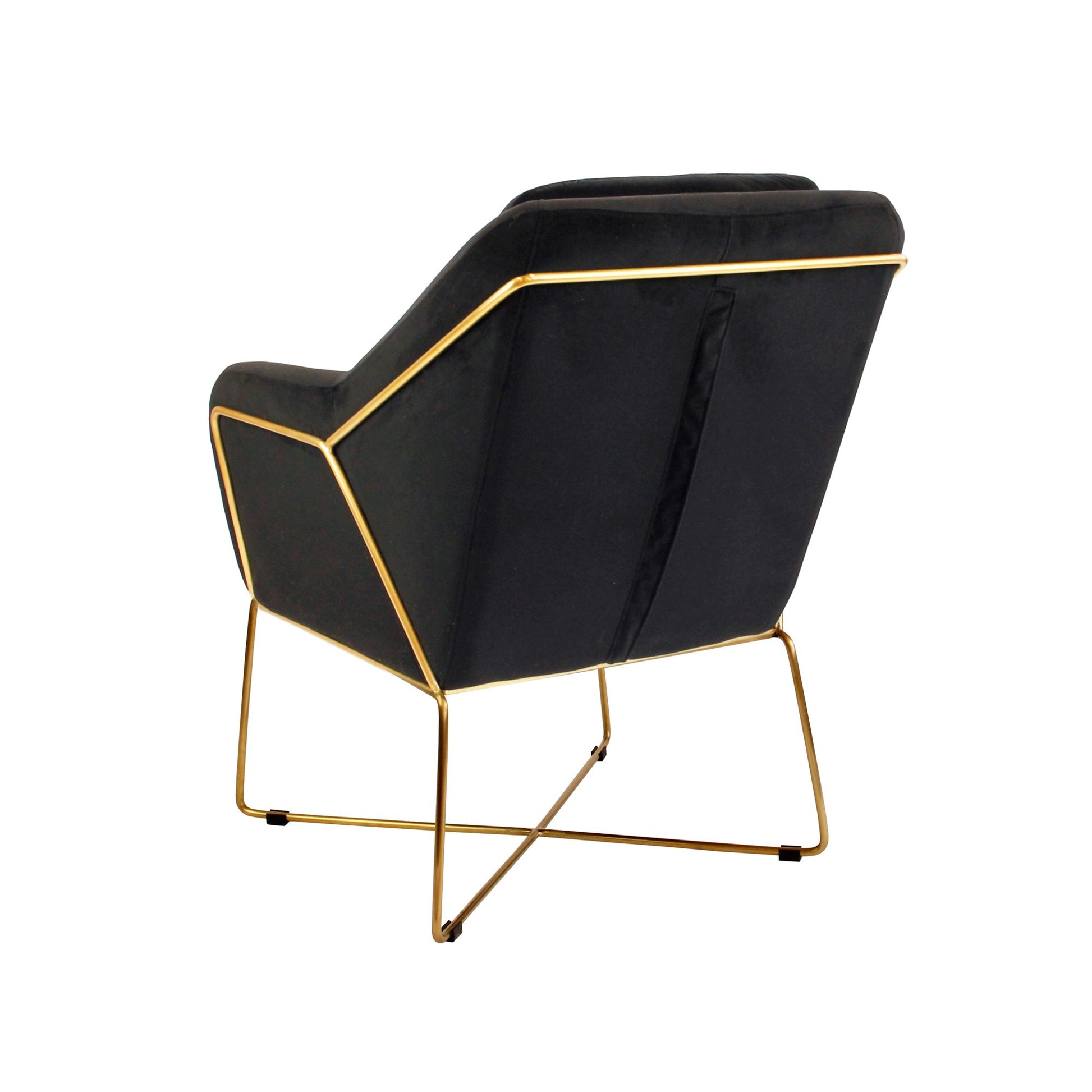 Milan Armchair - Black-abc