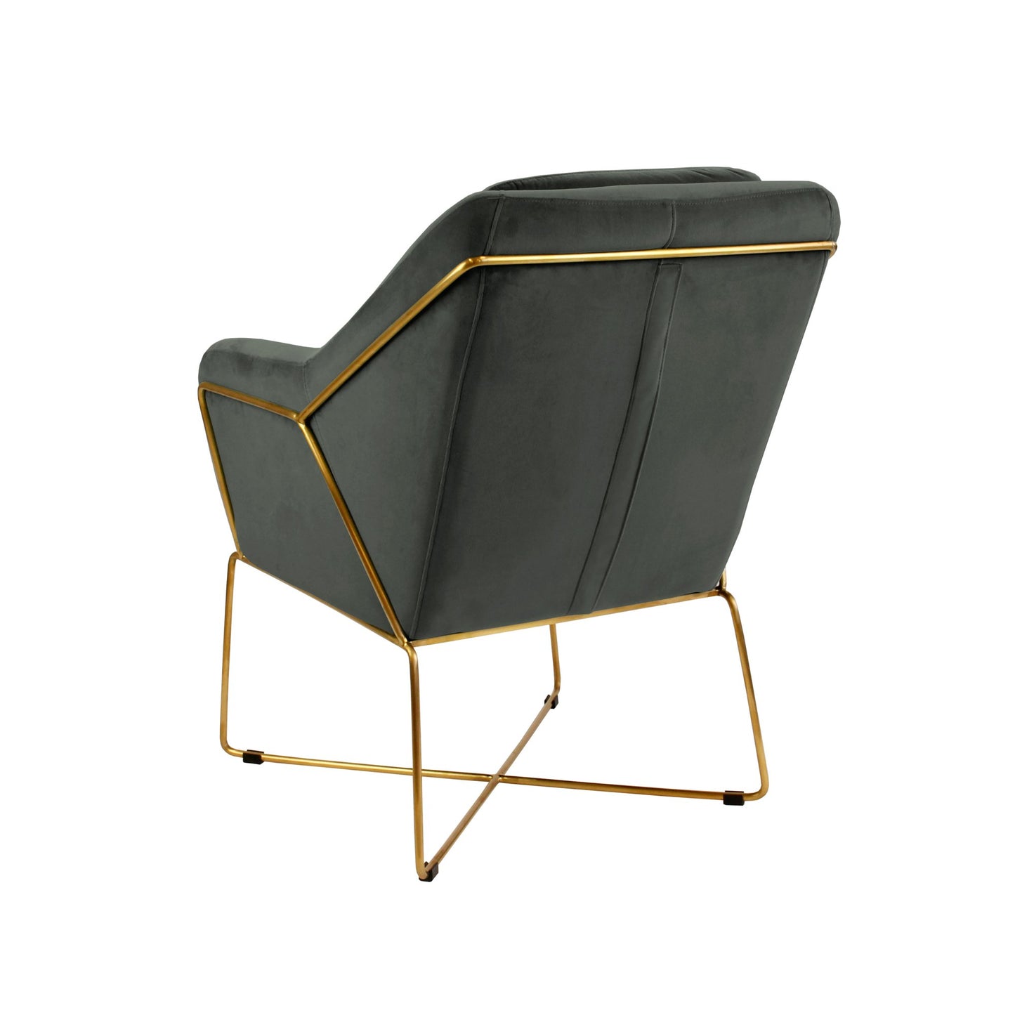 Milan Armchair - Charcoal-abc