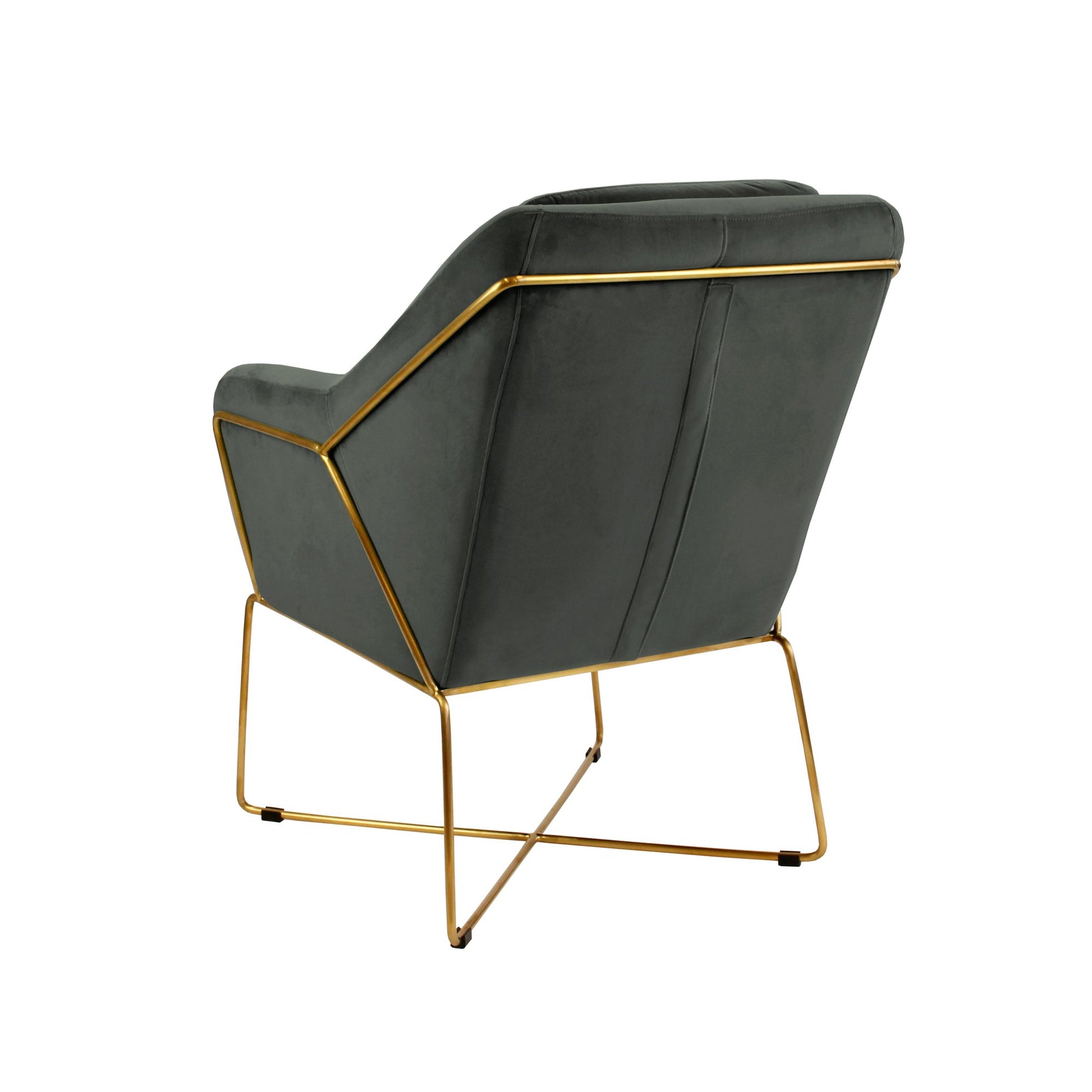 Milan Armchair - Charcoal-abc
