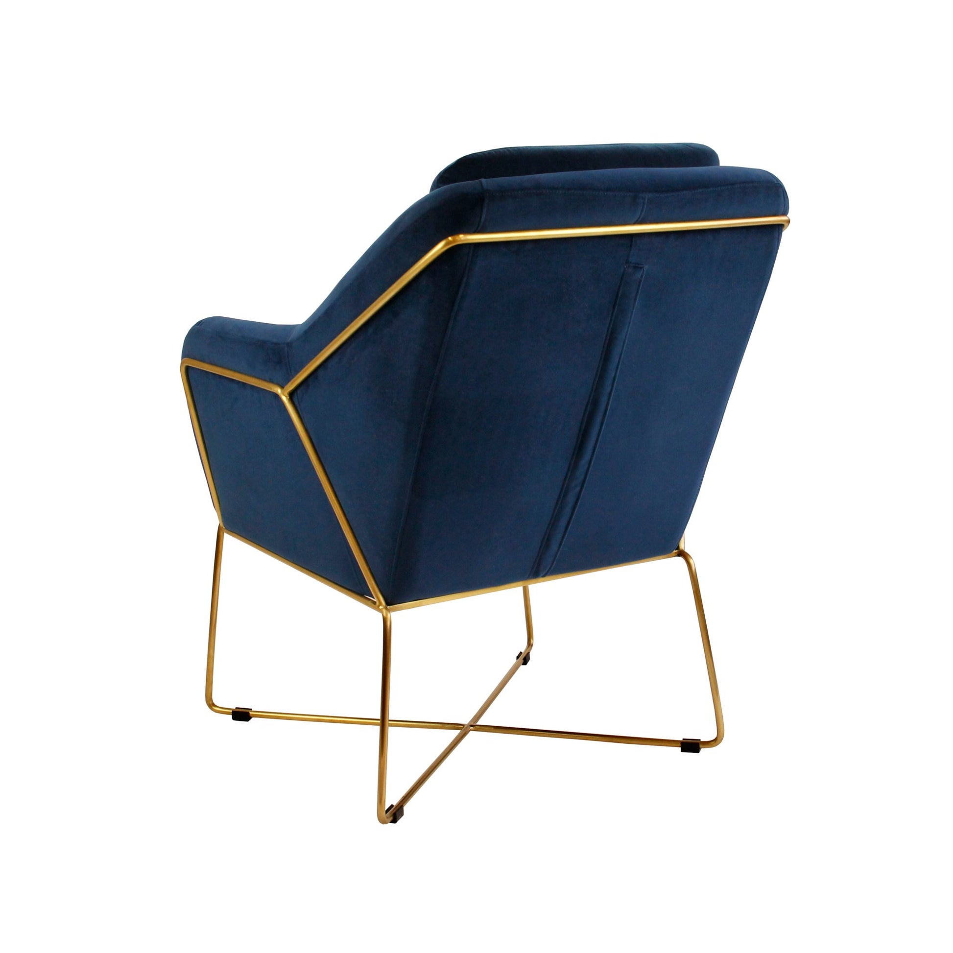 Milan Armchair - Navy-abc