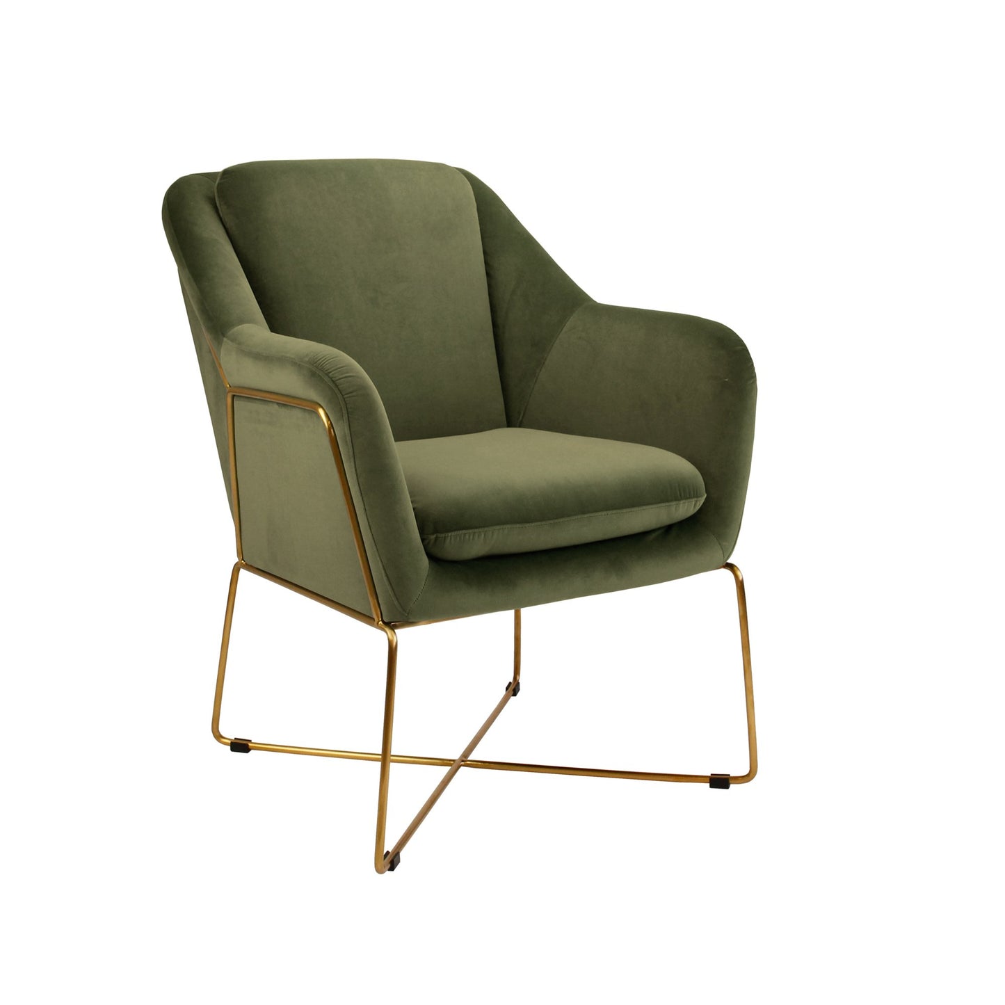 Milan Armchair - Olive-abc