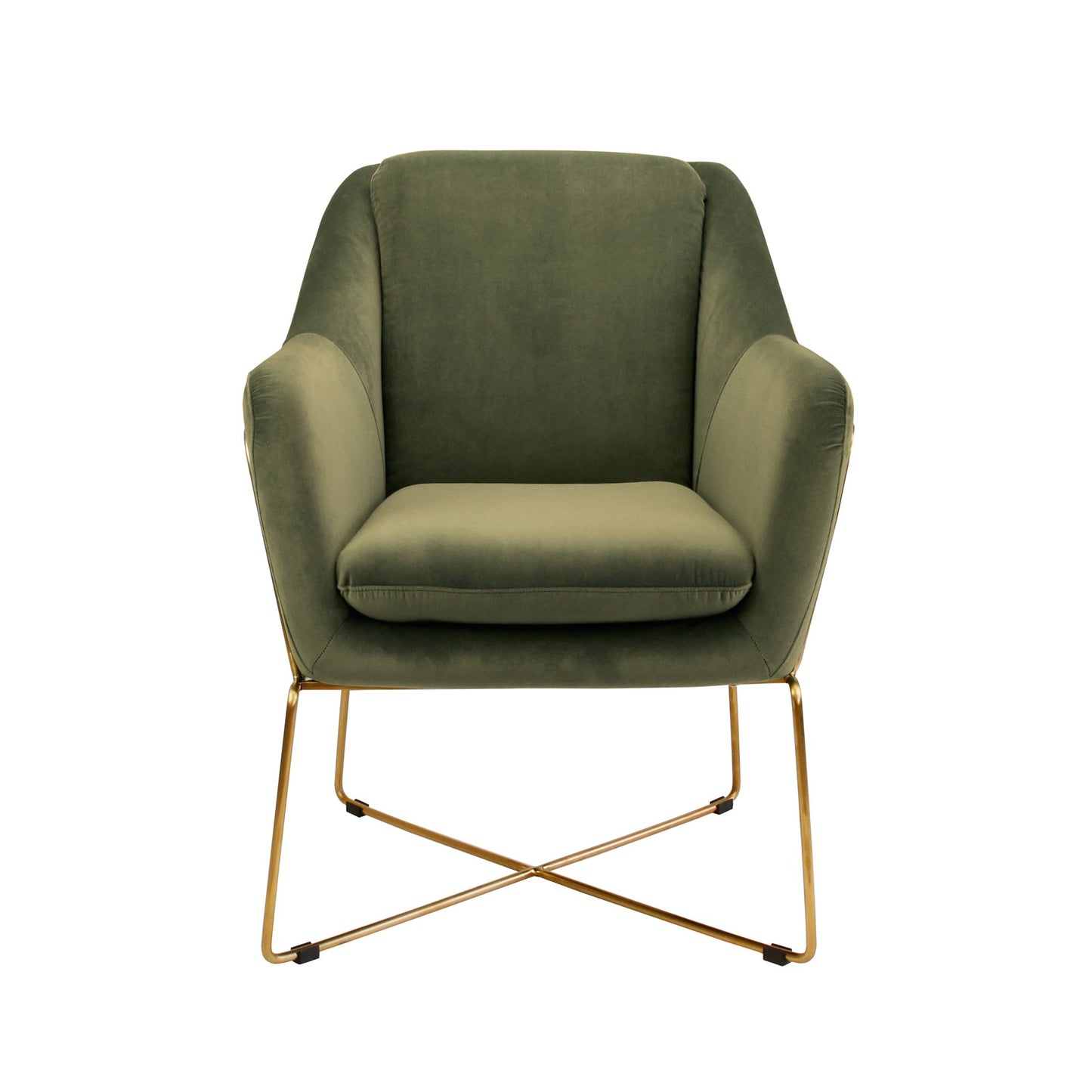 Milan Armchair - Olive-abc