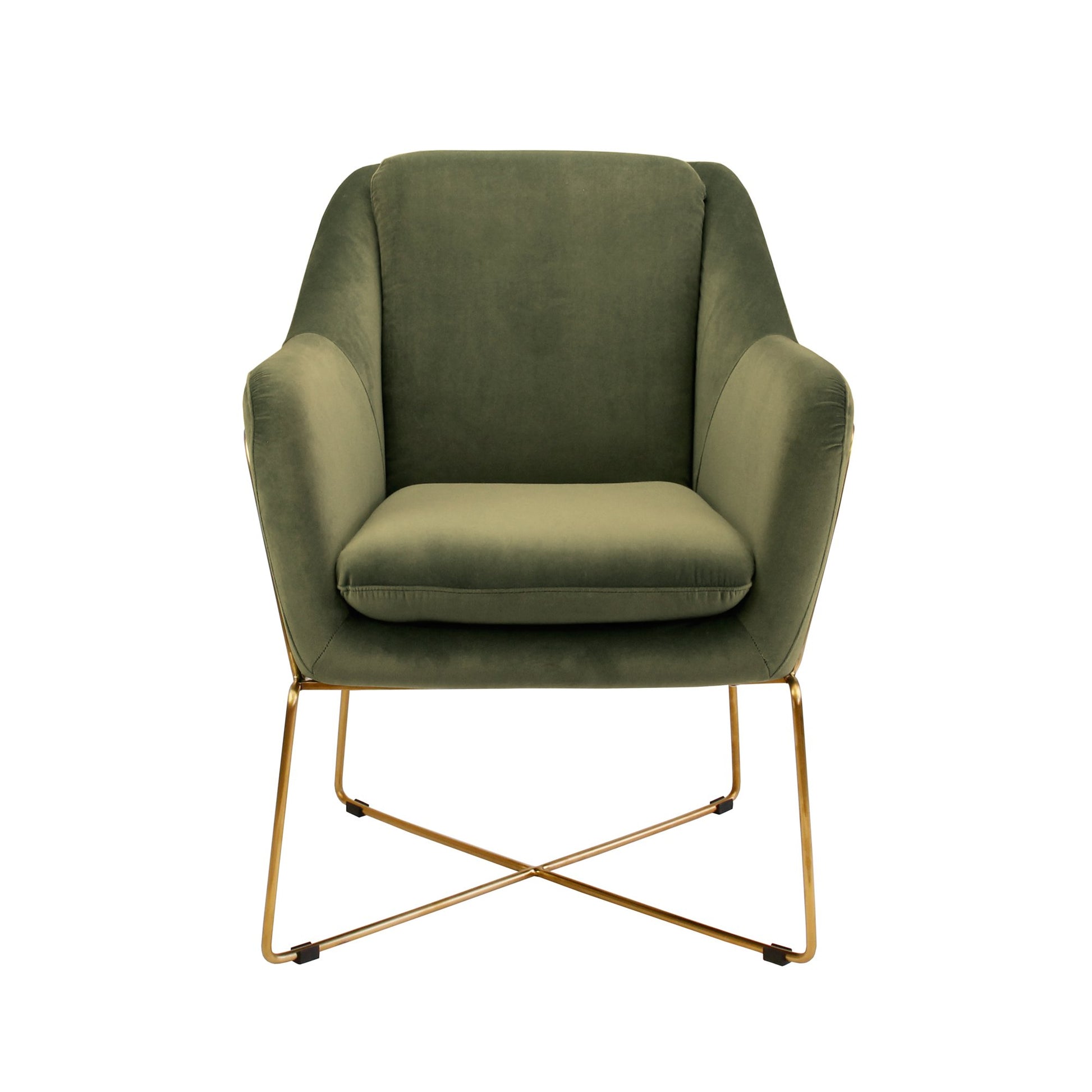 Milan Armchair - Olive-abc