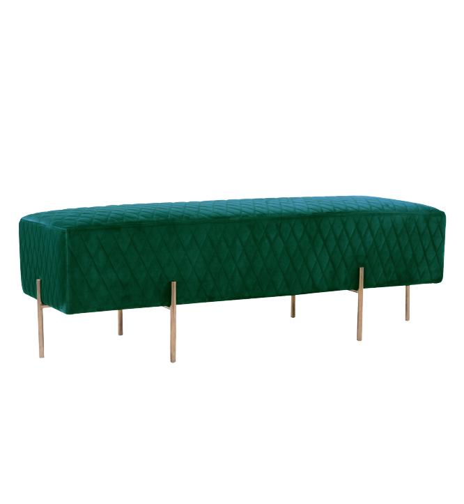 Coco Quilted Ottoman - Ivy Green-abc