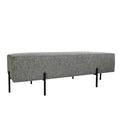 Coco Quilted Ottoman - Textured Grey-abc