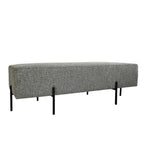 Coco Quilted Ottoman - Textured Grey-abc