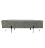 Coco Quilted Ottoman - Textured Grey-abc