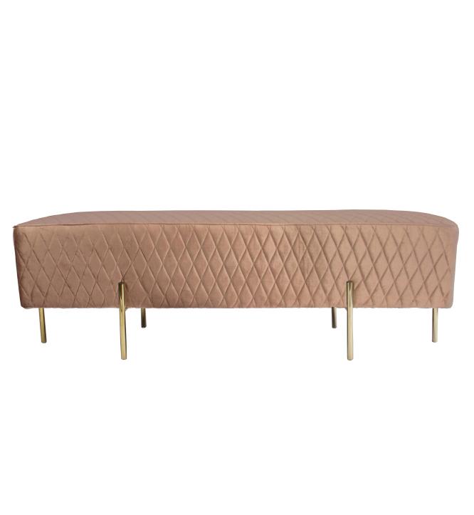 Coco Quilted Ottoman - Vintage Rose-abc