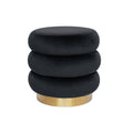 Mimi Ottoman - Black-abc