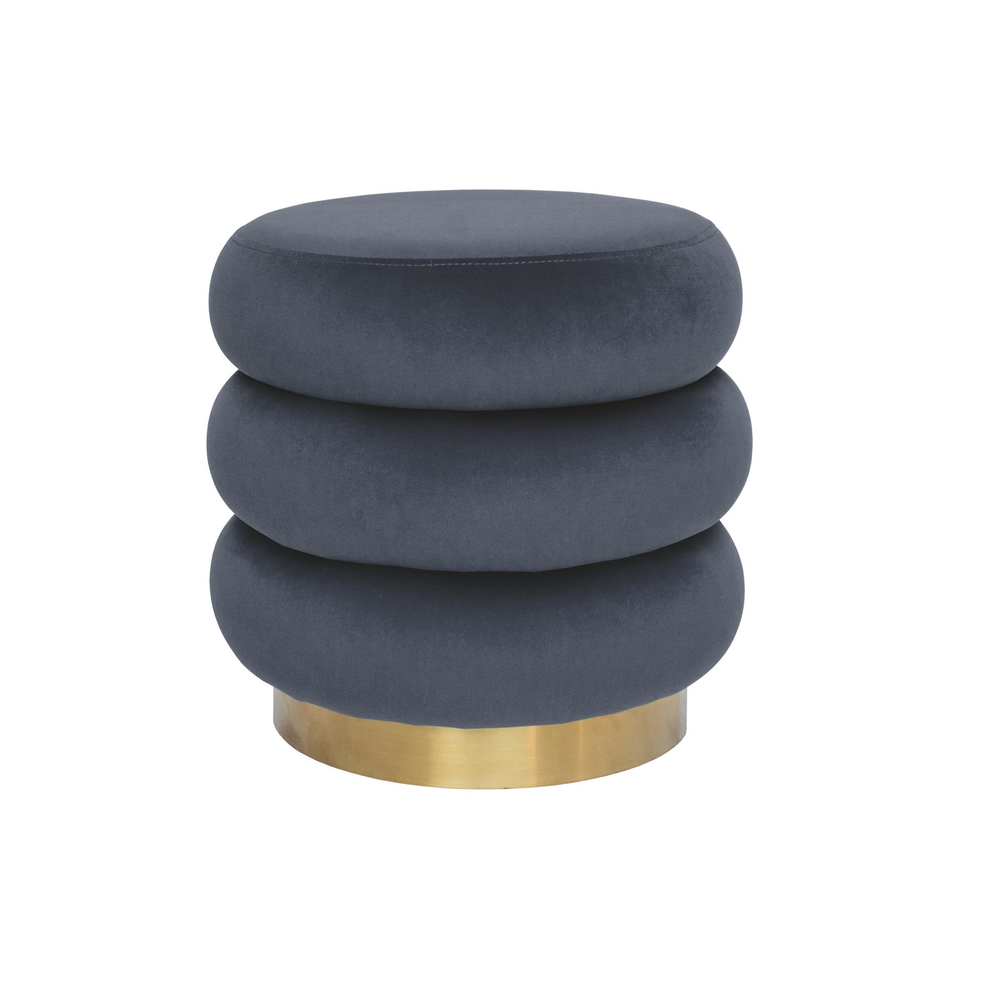 Mimi Ottoman - Charcoal-abc