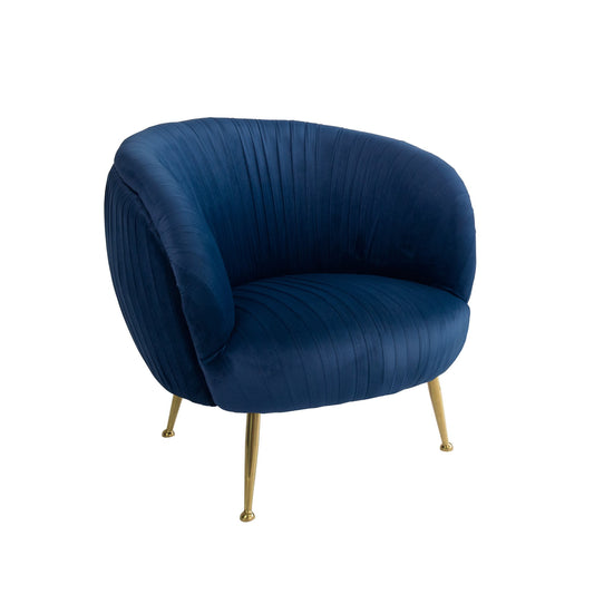 Perugia Armchair - Navy-abc