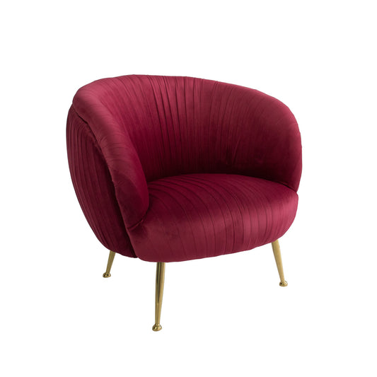 Perugia Armchair - Ruby-abc