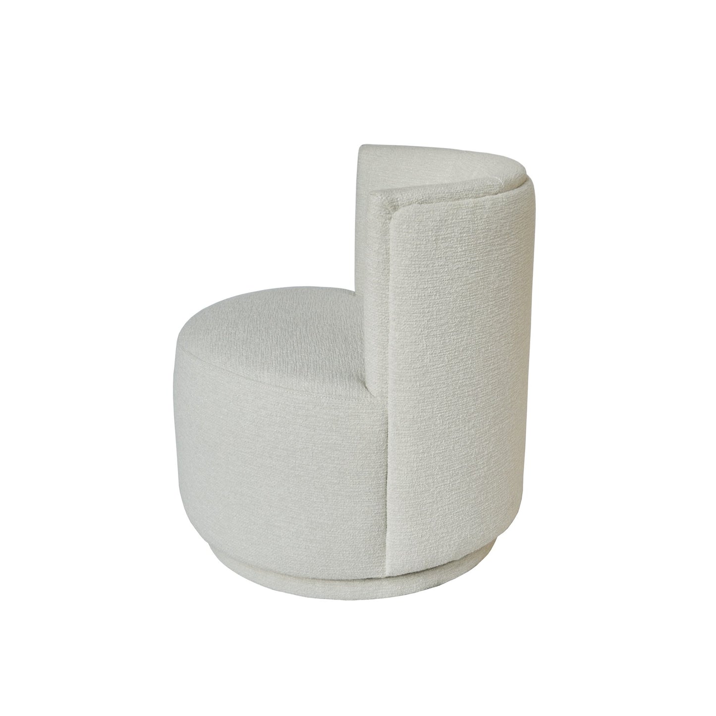 Coco Petit Swivel Chair - Textured Pearl-abc
