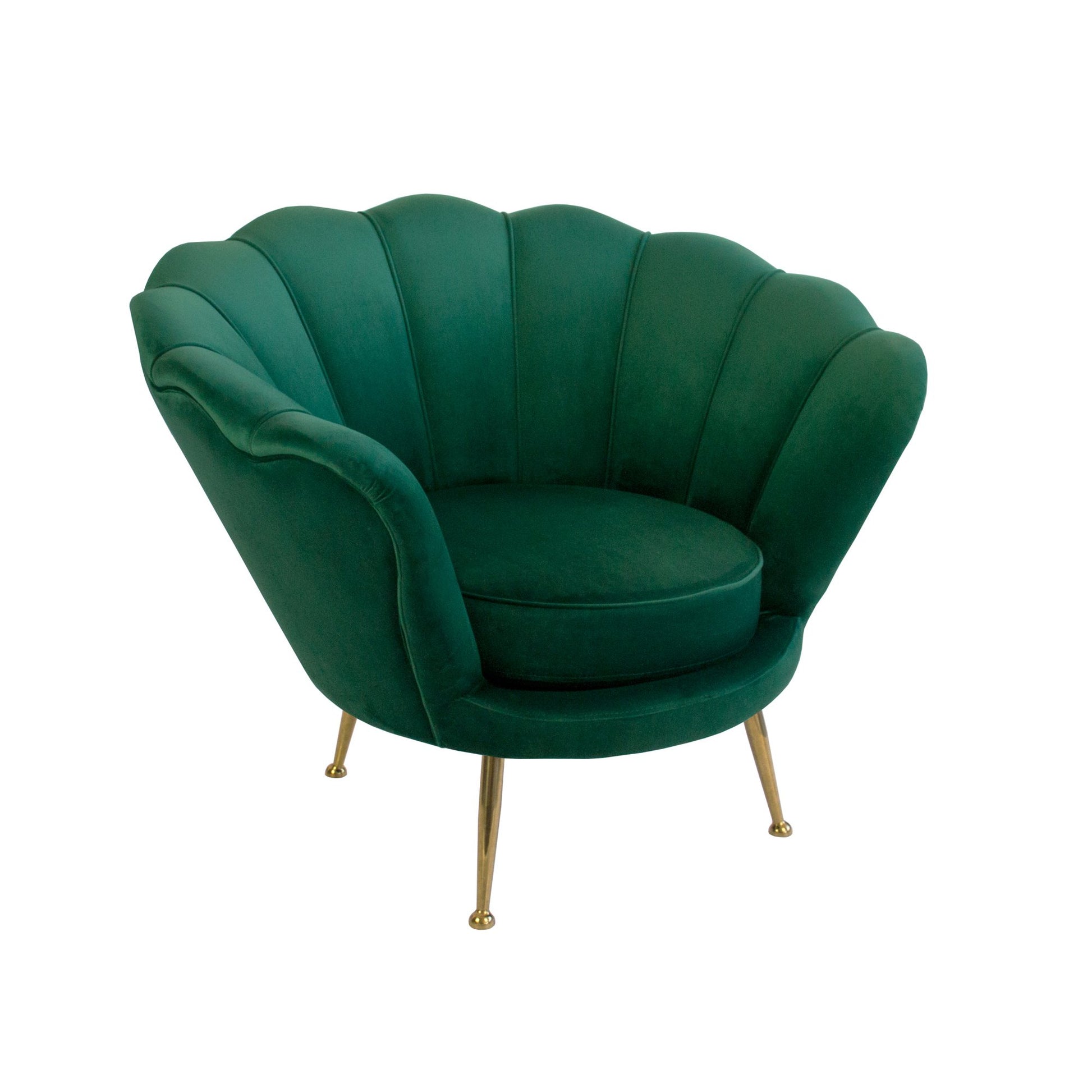 Green Shell Armchair-abc