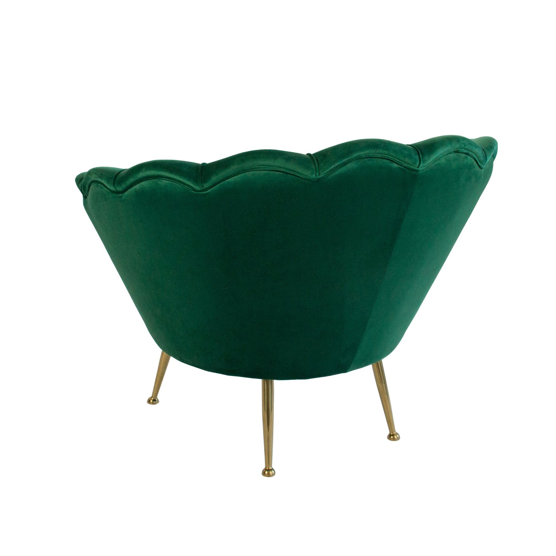 Green Shell Armchair-abc