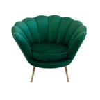Green Shell Armchair-abc