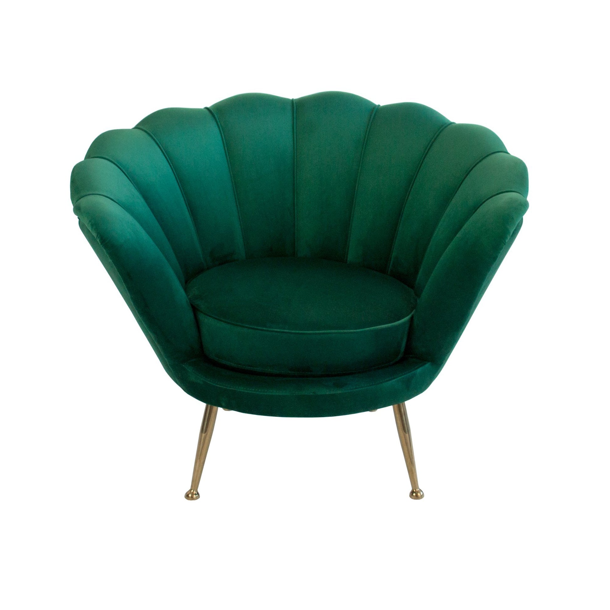 Green Shell Armchair-abc
