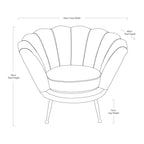Green Shell Armchair-abc