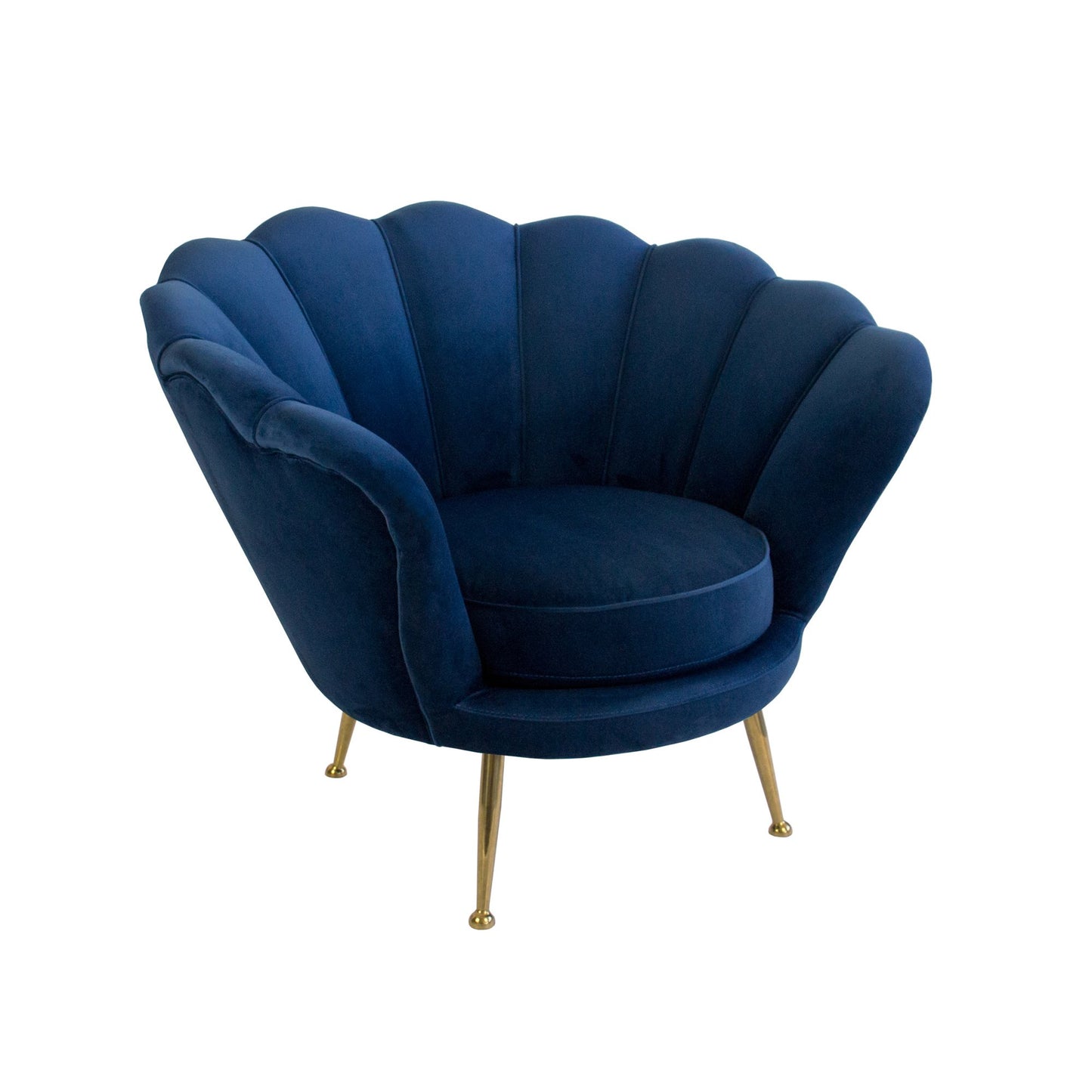 Navy Shell Armchair-abc
