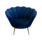 Navy Shell Armchair-abc