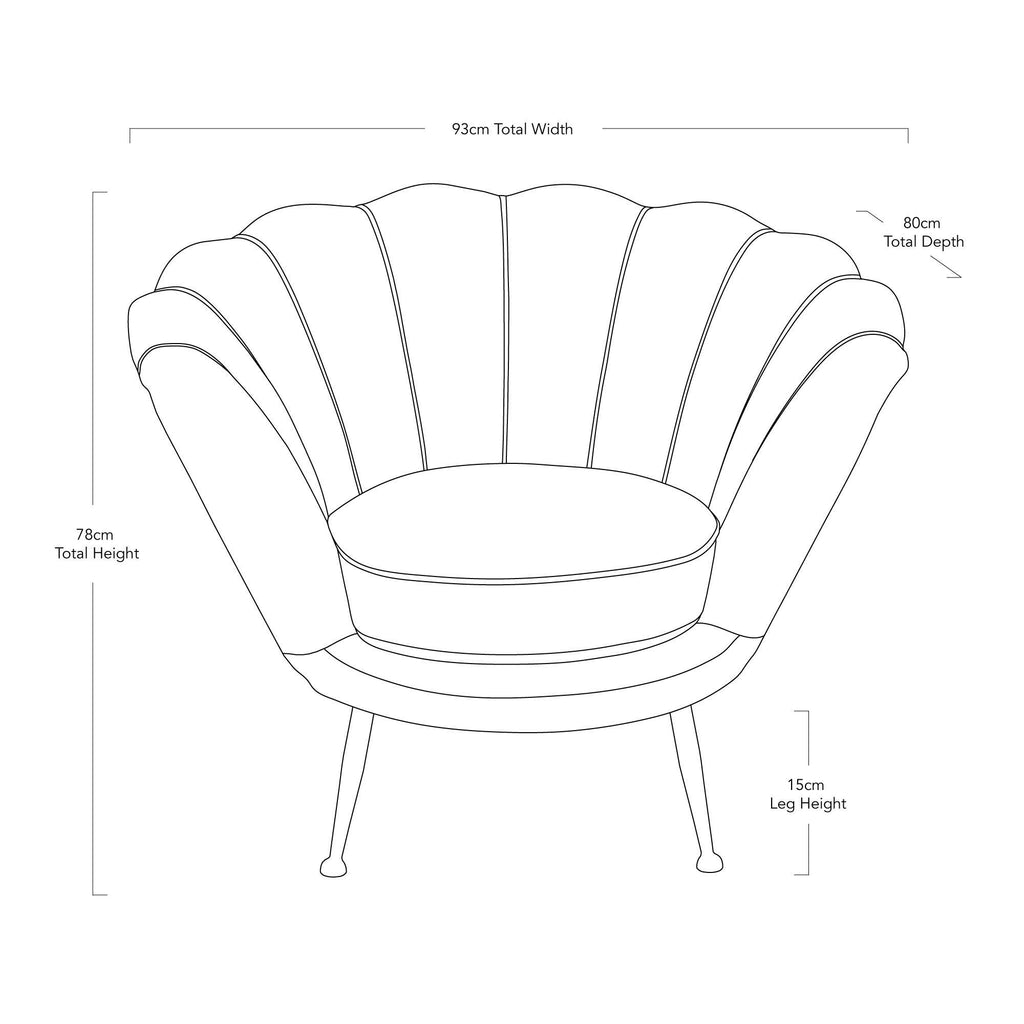 Navy Shell Armchair-abc
