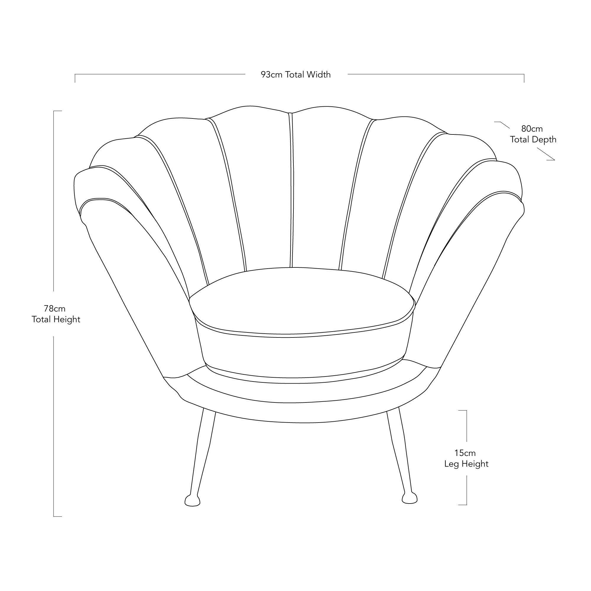 Rose Water Shell Armchair-abc