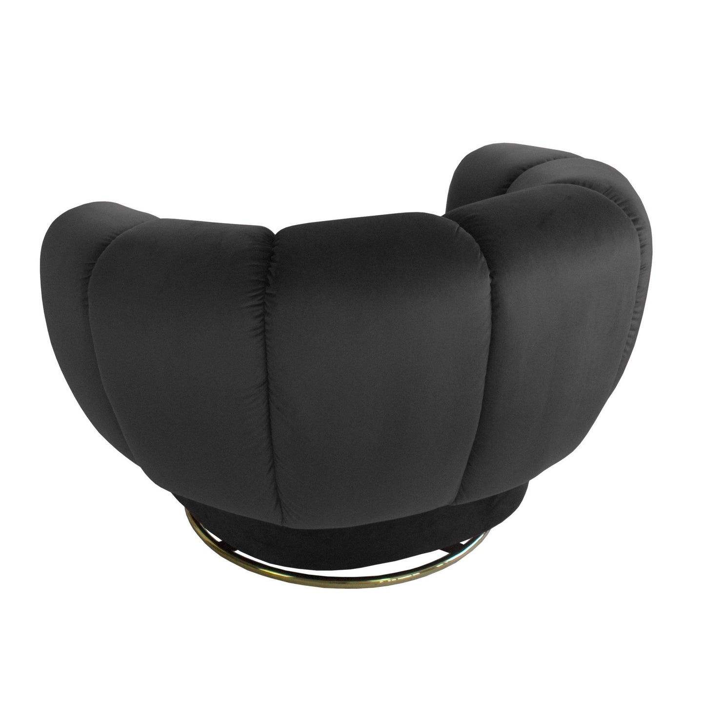 Siena Swivel Chair - Black-abc