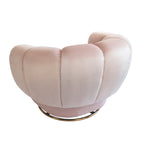 Siena Swivel Chair - Rose Water-abc