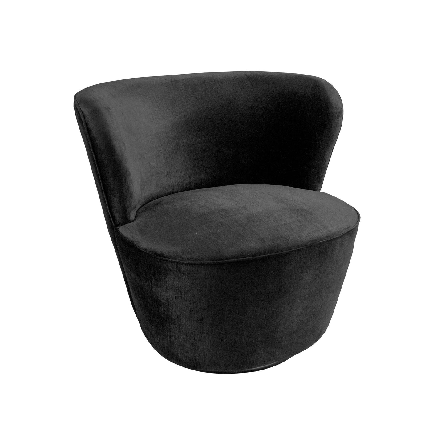 Coco Swivel Chair - BLACK-abc