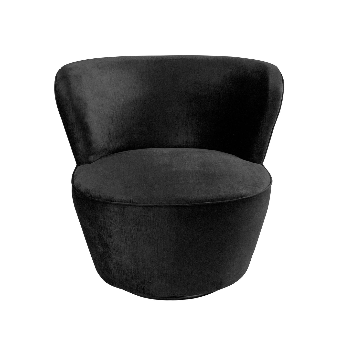 Coco Swivel Chair - BLACK-abc