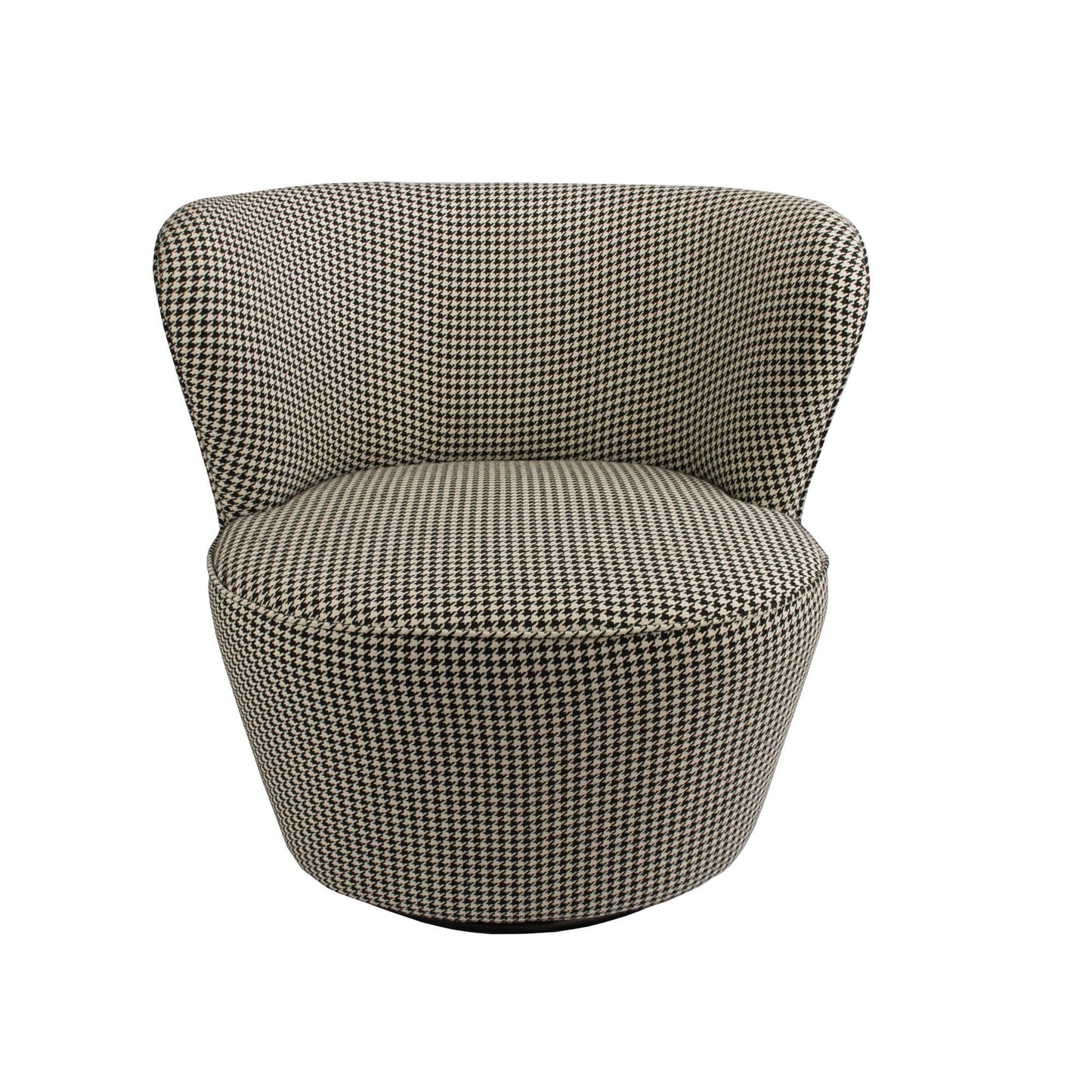 Coco Swivel Chair - Houndstooth-abc