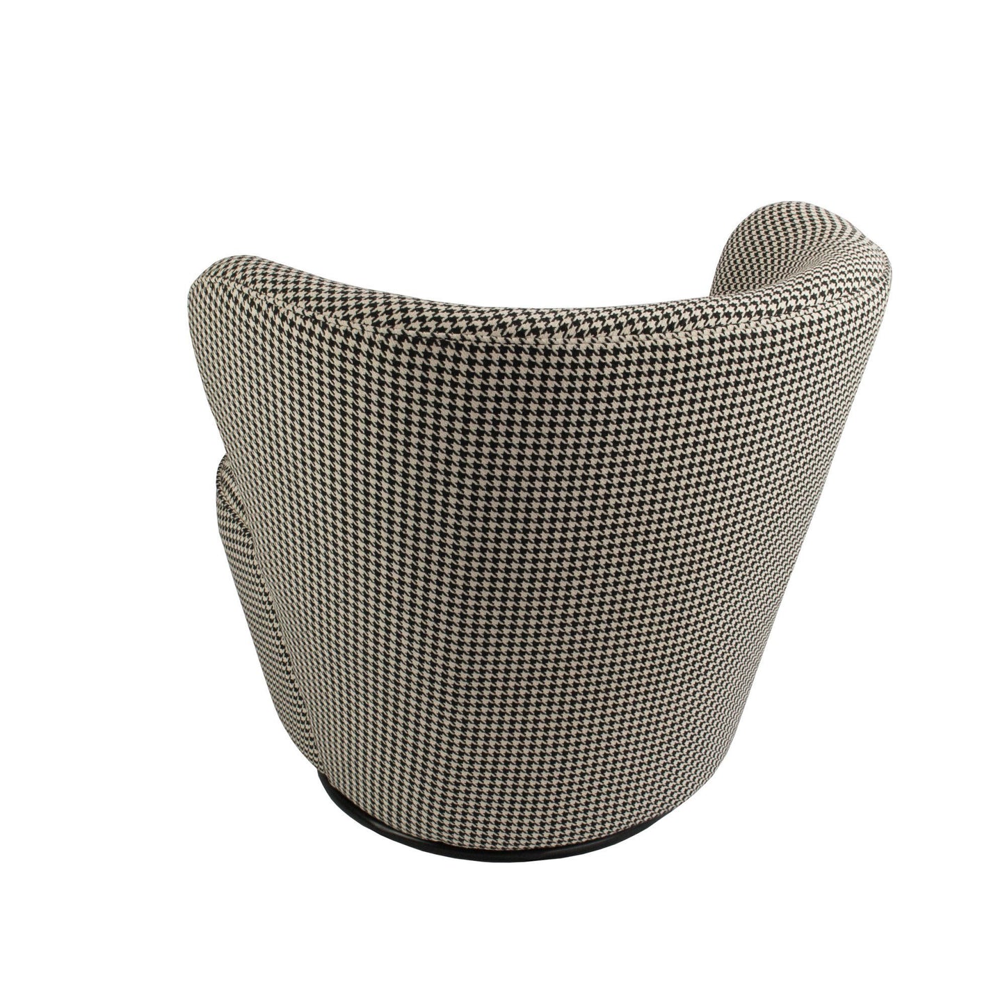 Coco Swivel Chair - Houndstooth-abc
