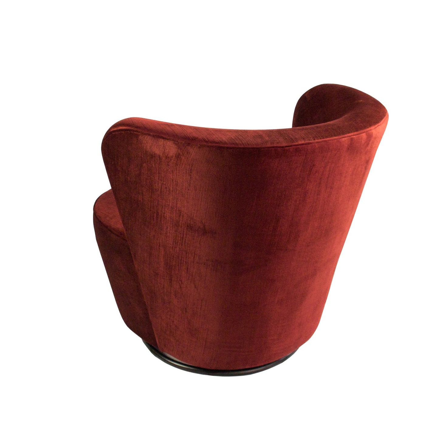 Coco Swivel Chair - Vintage Ruby-abc