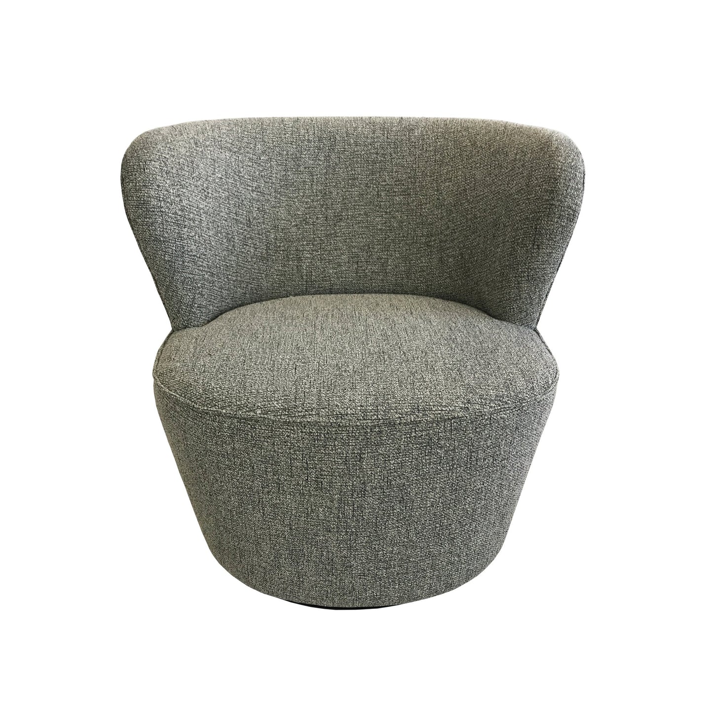 Coco Swivel Chair - Textured Grey-abc