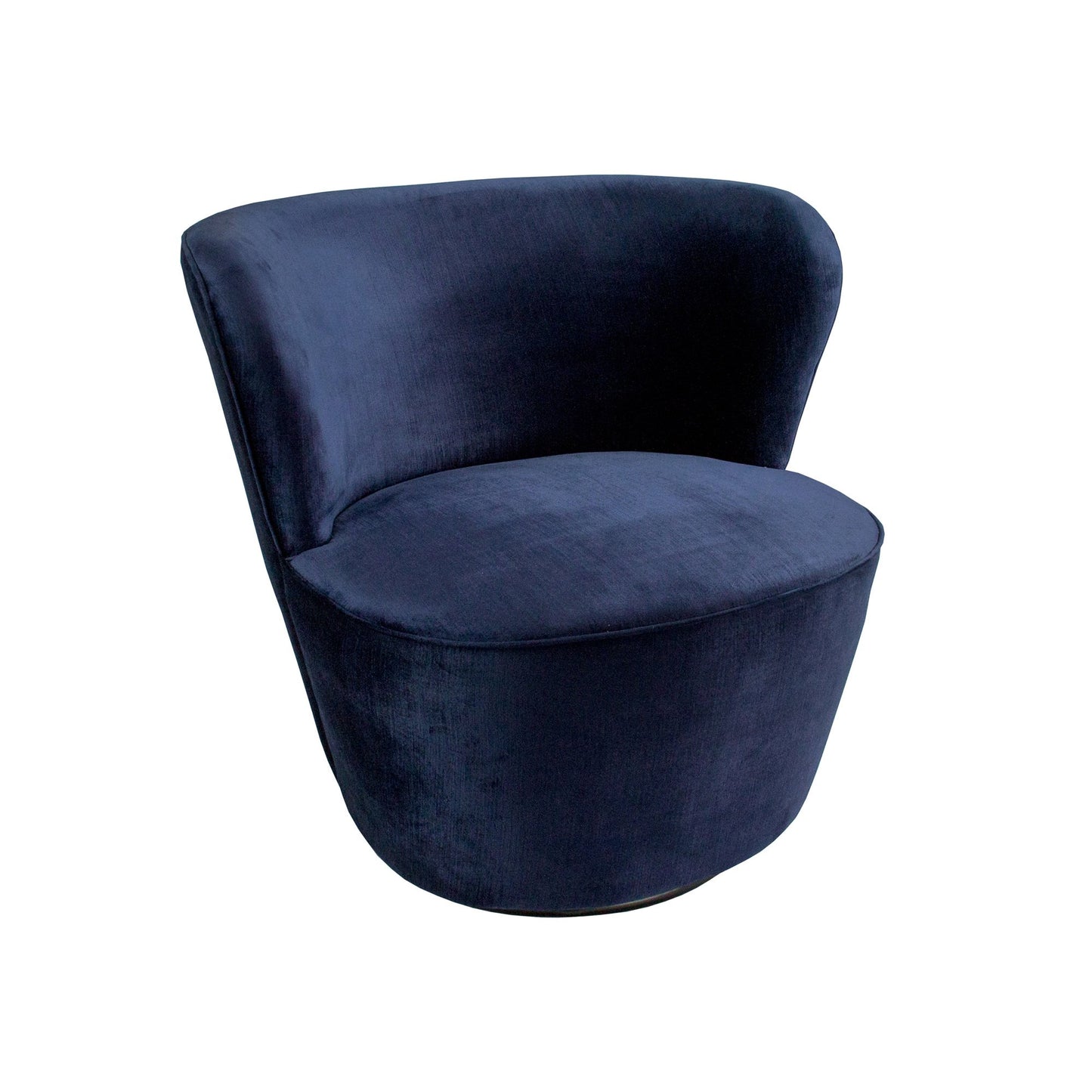 Coco Swivel Chair - Vintage Navy-abc