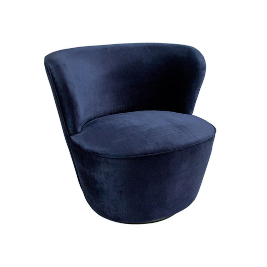Coco Swivel Chair - Vintage Navy-abc