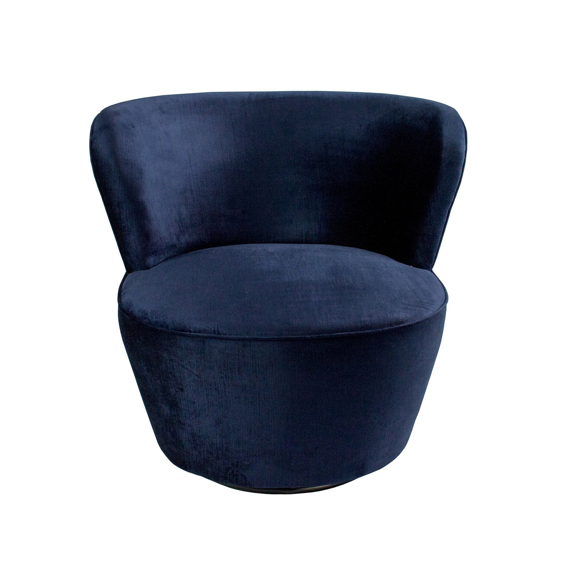 Coco Swivel Chair - Vintage Navy-abc
