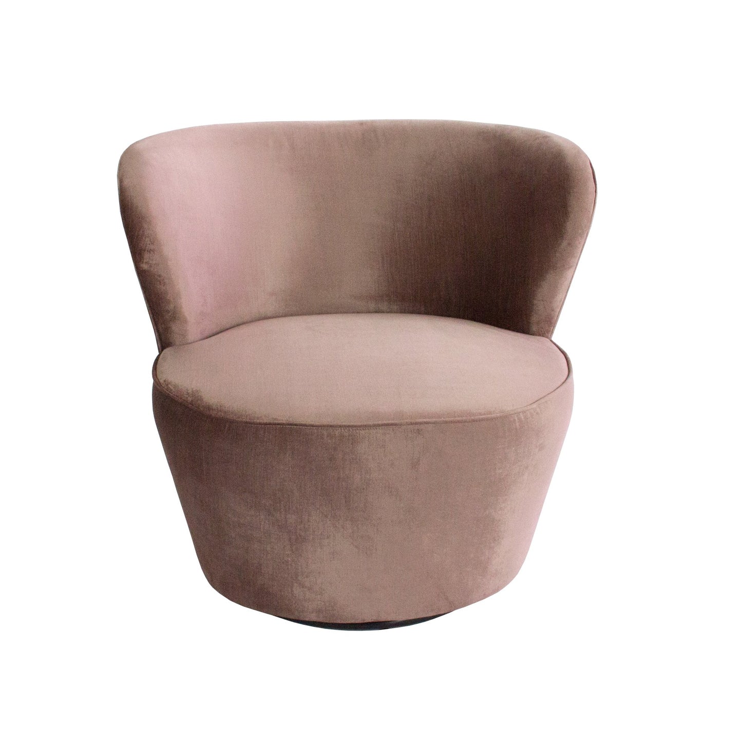 Coco Swivel Chair - Vintage Rose-abc