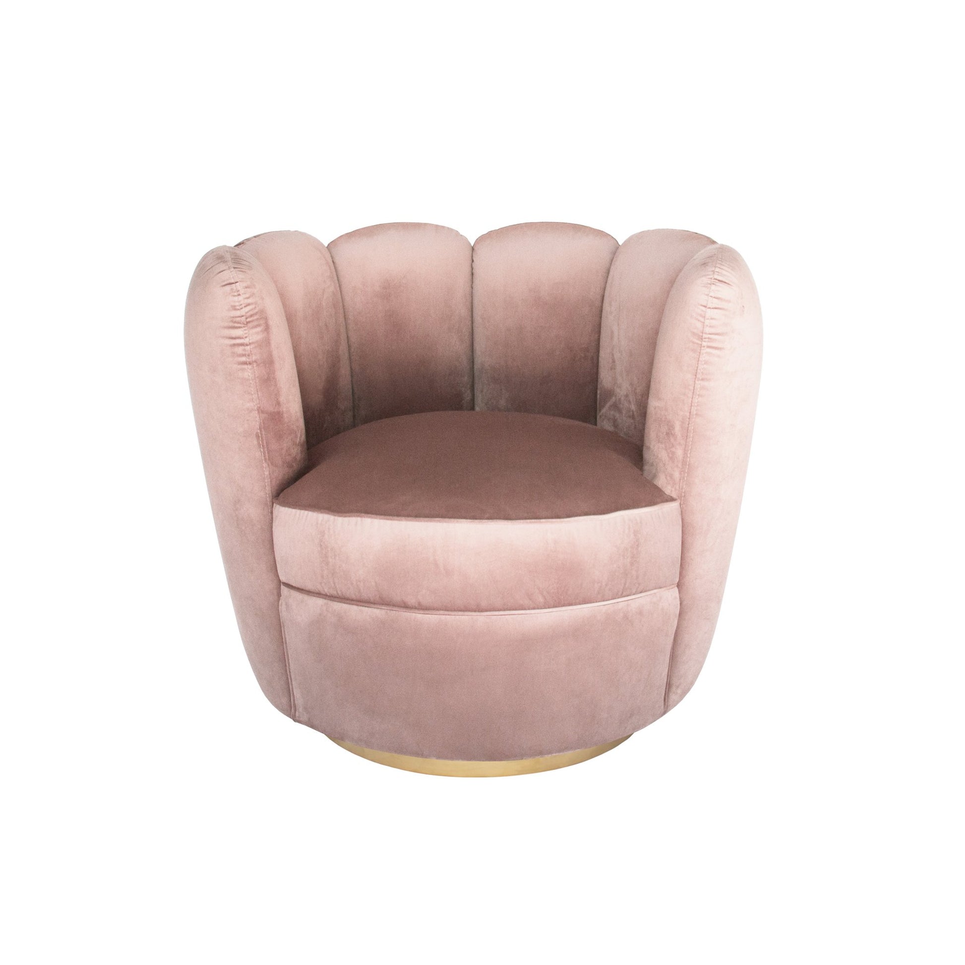 Tulip Swivel Chair - Rose Water-abc