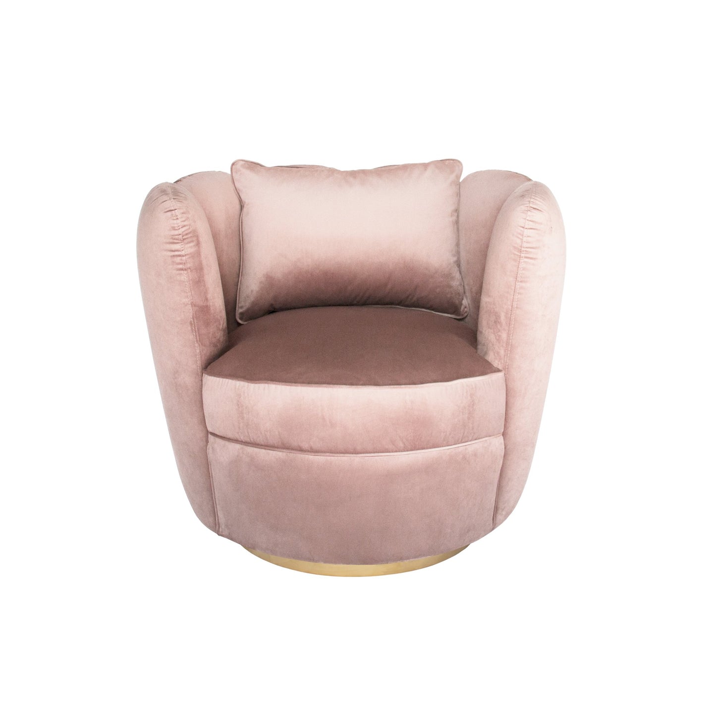 Tulip Swivel Chair - Rose Water-abc