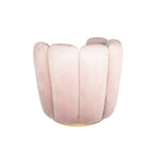 Tulip Swivel Chair - Rose Water-abc
